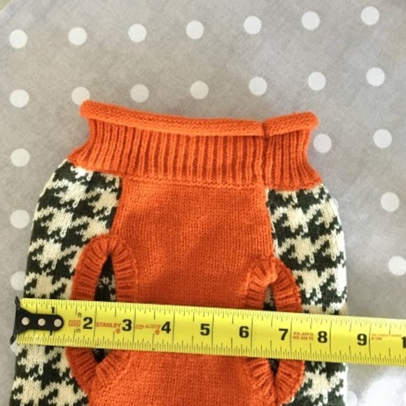 NEW FabDog Fab Dog Houndstooth Pet Sweater RARE - Picture 10 of 10